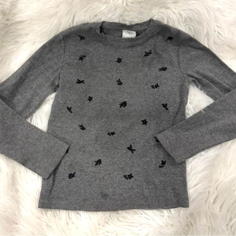 ZARA 6/7 ribbed knit long sleeve VGUC